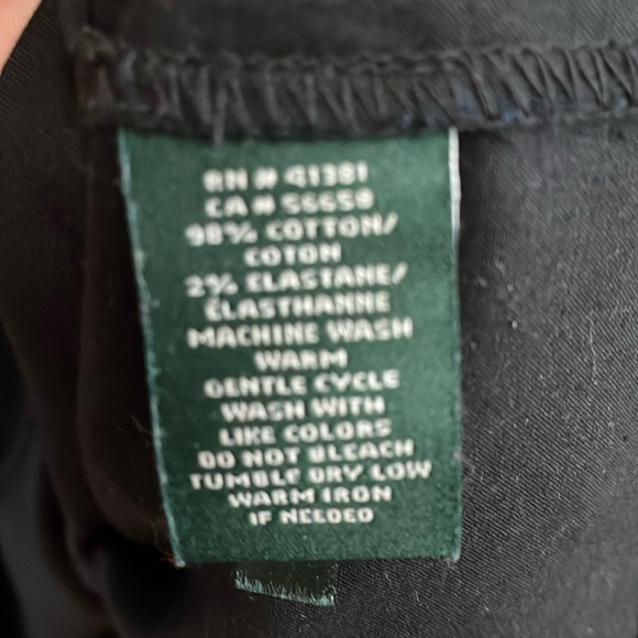 🖤🖤LAUREN RALPH LAUREN black sleeveless collared sheath dress.  8 - Picture 6 of 7